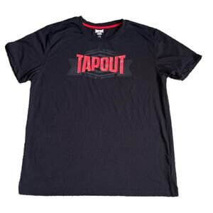 Black tapout short sleeve t shirt